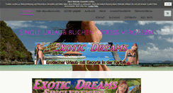 Desktop Screenshot of exotic-dreams.org
